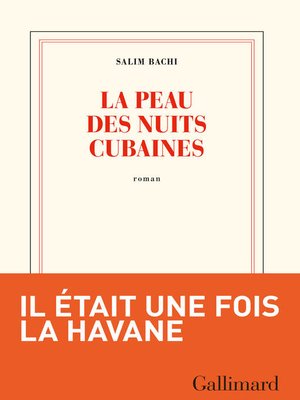 cover image of La peau des nuits cubaines